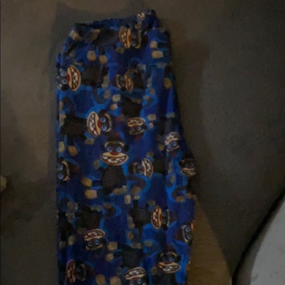 Lularoe leggings sock monkey tc